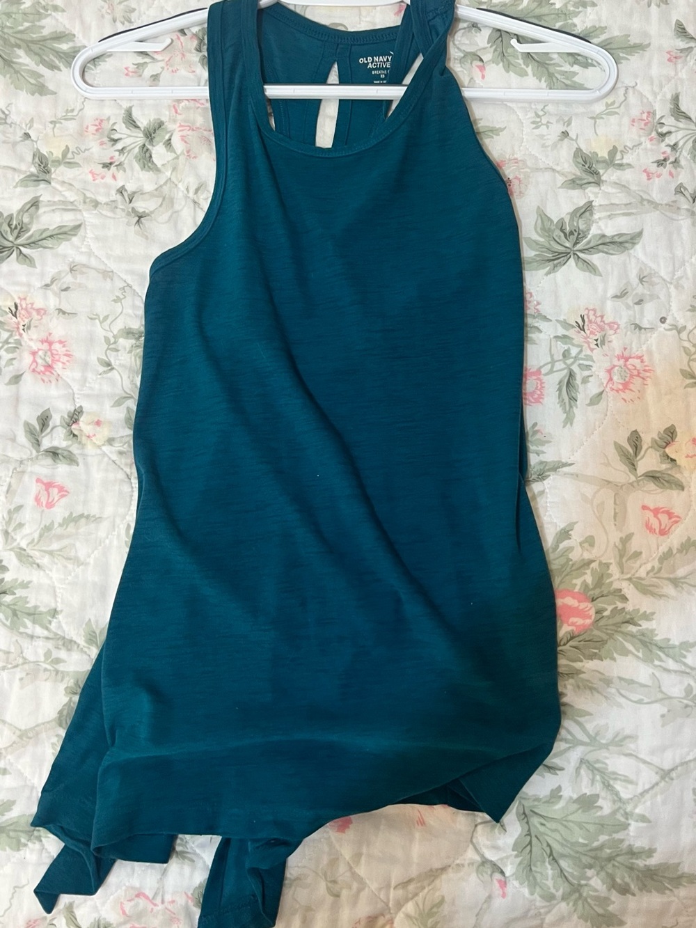 Old Navy Teal Muscle Tank Top